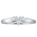 10k White Gold 1/8ct TDW Diamond Promise Ring