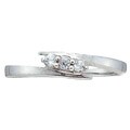 10k White Gold Diamond Promise Ring