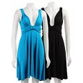 Ecoskin Women's Riverstone Plunging V-neck Dress