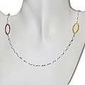 Sterling Silver Oval Link Chain Necklace