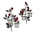 Floral Sconce Duo