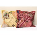 Jeweled 'Moti Gala' Throw Pillow Cover (India)