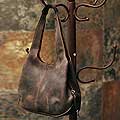 Leather 'Weathered Urban Brown' Shoulder Bag (Mexico)