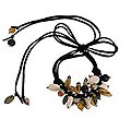 Sterling Silver 'Forest Blossoms' Turquoise Necklace (Mexico)