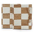 Set of 2 'Earth Checkers' Saa Paper Stationery Sets (Thailand)