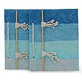 Pair of 'Treasured Words in Sea Blue' Journals (Thailand)