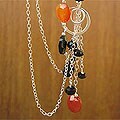 Sterling Silver 'Seductive' Multi-gemstone Necklace (India)