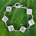 Sterling Silver 'Hill Tribe Gift' Bracelet (Thailand)