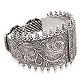Sterling Silver'Peacock Splendor' Bracelet (India)