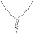 14k White Gold 1 1/3ct TDW Diamond Necklace