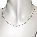 14k White Gold 1/2ct TDW Diamond Necklace