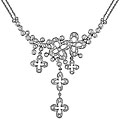 14k White Gold 1/2ct TDW Diamond Necklace (H-I-J, I1-I2)