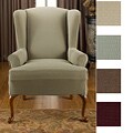 Mosaic Stretch Wing Chair Slipcover