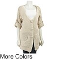 Renee C Women's Handmade Chunky Knit Sweater