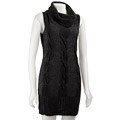 Renee C Women's Sleeveless Cowl-neck Dress