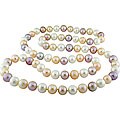 Cultured Freshwater Multi-colored Pearl Necklace (10-11 mm)