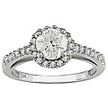 18k White Gold 1ct TDW Diamond Engagement Ring