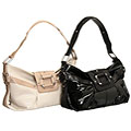 Etienne Aigner 'Warren II' Crinkle Patent Handbag