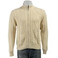 Alex Cannon Men's Zip-front Cable Knit Sweater