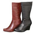 One of 2 Women's Wedge Heel Boots