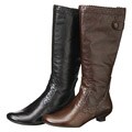 One of 2 Women's Kitten Heel Leather Boots