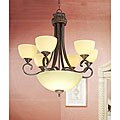 Ebony Patina Iron 9-light Chandelier