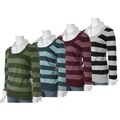 Gitano Women's Plus Size Striped Sweater