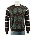 Jed Men's Crew Neck Argyle Long-sleeve Sweater