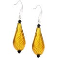 Sterling Silver Blown Glass Earrings