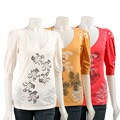 Core Women's 'Donnatella' Rose Print T-shirt