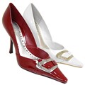 BCBGirls Women's Patent Leather Stiletto Heels