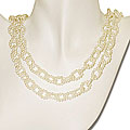 White FW Pearl Endless Link Necklace (3.5 mm)