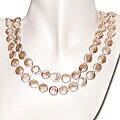 FW Pink Coin Pearl Endless Necklace (11-12 mm)
