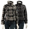 Jou Jou Women's Marcelle Wool Plaid Short Jacket
