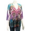 Simply Irresistible Women's Plus Size Purple Top