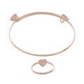 14k Yellow Gold Bracelet and Ring Set