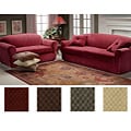 Diamond Stretch 2-piece T-cushion Sofa Slipcover