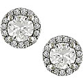 18k Gold 1 1/2ct TDW Martini-style Stud Earrings (GH, SI2)