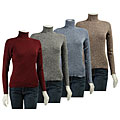 Lou Lou Marled 2-tone Ribbed Turtleneck Sweater