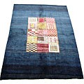 Persian Gabbeh Navy Rug (6'7 x 9'3)