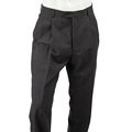 Claiborne Components Men's Navy Stripe Wool Pants