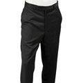 Claiborne Components Men's Black Wool Flat Front Pants