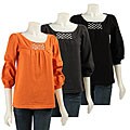 Hanna & Gracie Women's Peek-a-Boo Sweater