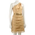 ABS by Allen Schwartz Tiered One-shoulder Dress