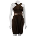 ABS by Allen Schwartz Women's Belted Criss-cross Dress