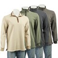 Joseph Abboud Men's Twill Pique Fleece Sweater
