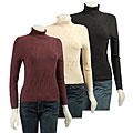 Bonnie and Bill Women's Ribbed Turtleneck Sweater