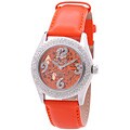 Burgi Women's Diamond Skeleton Automatic Watch