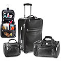 FAA-approved Koskin Leather 3-piece Luggage Set