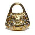 Juju Palais Gold Purse with Swarovski Crystals